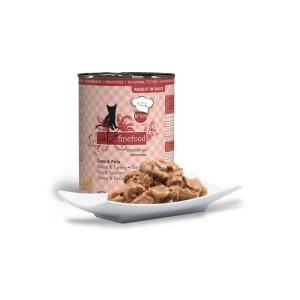 Catz Finefood Ragout No.603 Gęsina i Indyk 380 g, Kawałki Mięsne w Dużej Ilości Sosu! Nowość!
