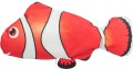 Trixie Wriggle Fish Ruszająca Się Ryba! Uruchamiana Dotykiem, Z Kocimiętką, ładowana USB, 26 cm, czerwony/biały/czarny, NOWOŚĆ!