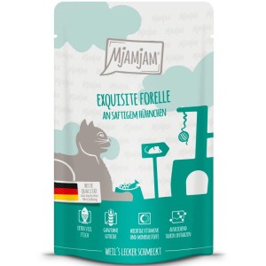 MjAMjAM Wykwintny Pstrąg z Soczystym Kurczakiem 125g, NOWOŚĆ! Krótka, limitowana seria smaku! 