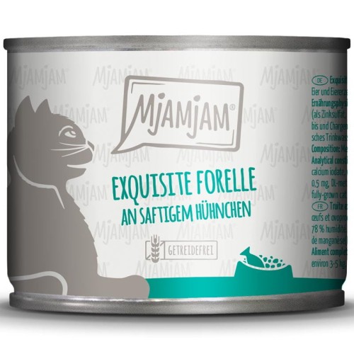 MjAMjAM Wykwintny Pstrąg z Soczystym Kurczakiem 200g, NOWOŚĆ! Krótka, limitowana seria smaku!   