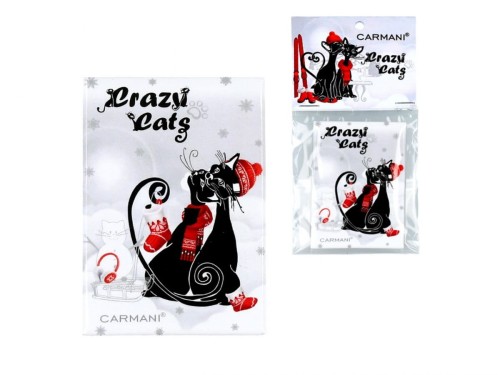 Carmani Magnes 4,5 x 7 cm, Zimowe Koty z Sankami , Eleganckie Opakowanie!  