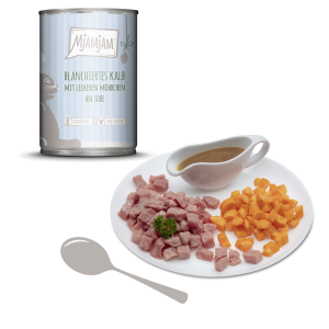 MjAMjAM Blanszowana Cielęcina z Pyszną Marchewką w Sosie 380g, NOWOŚĆ!