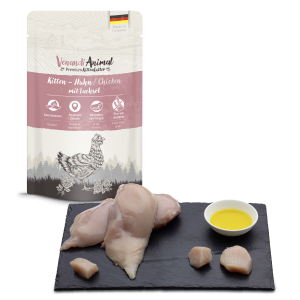 Venandi Animal Kitten Kurczak z Olejem z Łososia dla Kociąt Saszetka 125g, NOWOŚĆ! Niemiecki Producent!