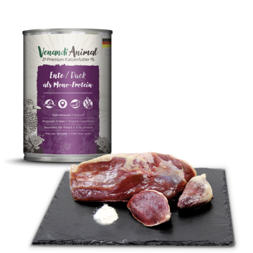 Venandi Animal Monoproteinowa Kaczka 400g, NOWOŚĆ!  Niemiecki Producent!  