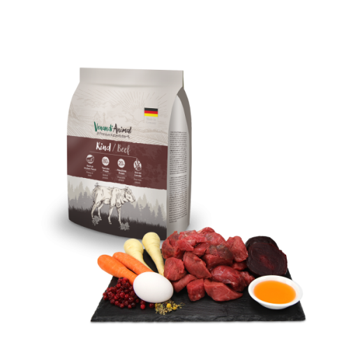 Venandi Animal Wołowina z Pasternakiem, Siemieniem Lnianym i Żurawiną, 300g, NOWOŚĆ! Niemiecki Producent!  