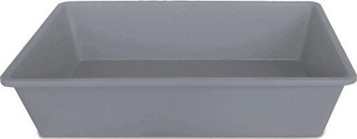 Zolux Kuweta 2 Prosta Bez Ramki 50x35x12 cm, Szara 
