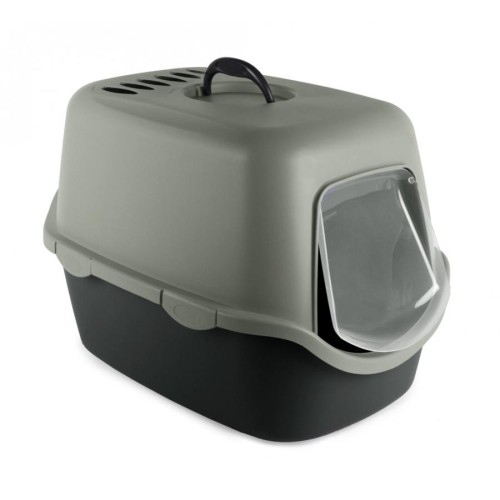 Zolux Toaleta Kuweta Kryta Cathy ECO z Filtrem, 40x56x40 cm, 50% Tworzywa z Recyklingu, Kolor Zielony!