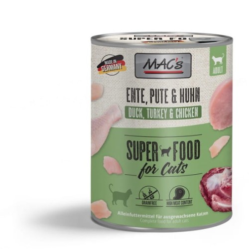 MAC's Cat Kaczka, Indyk i Kurczak 800g