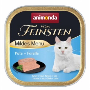 Animonda Vom Feinsten Adult Mildes Menu Indyk z Pstrągiem 100g 