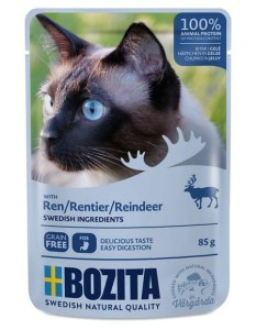 Bozita Renifer w Galaretce Saszetka 85 g , Nowość!   