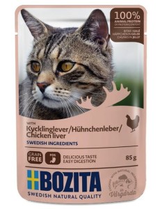 Bozita Wątróbka Drobiowa w Galaretce Saszetka 85 g , Nowość!   