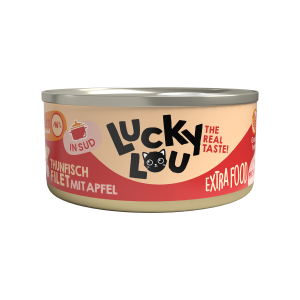 Lucky Lou Extrafood Tuńczyk i Jabłko w Bulionie 70g, Nowość!    