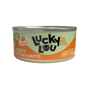 Lucky Lou Extrafood Tuńczyk i Marchewka w Bulionie 70g, Nowość!     
