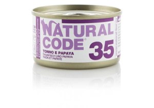 Natural Code Cat 35 Tuńczyk z Papają w Miękkiej Galaretce! 85g