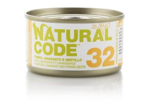 Natural Code Cat 32 Tuńczyk z Żurawiną w Miękkiej Galaretce! 85g