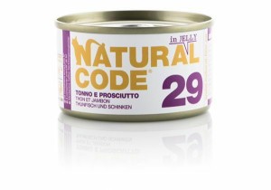 Natural Code Cat 29 Tuńczyk i Szynka, 85g, Miękka Galaretka!