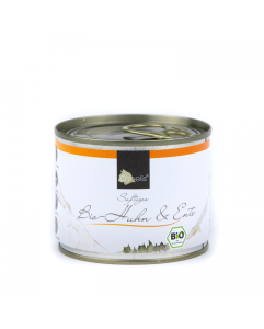 Canelis Bio Ekologiczne Kurczak i Kaczka 200g,  Niemiecka Manufaktura, Bez Zbóż, Cukru i Gumy Guar! Nowość!  