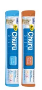 Inaba Cat Vet Churu Diet Tuńczyk 14g / 1 sztuka , Niskokaloryczna Przekąska! Tylko 4 kcal/tubka! Duża zawartość Wody! 