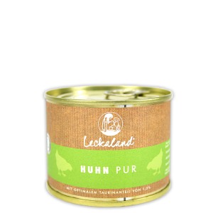 Leckaland Czysty Kurczak 200g, CZYSTE Mięso z Dodatkiem Tauryny! Bez Żadnych Innych Dodatków i Wypełniaczy! Mięso Jakości Human Grade! Nowość!