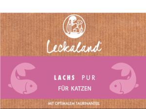 Leckaland Czysty Łosoś 200g, CZYSTE Mięso z Dodatkiem Tauryny! Bez Żadnych Innych Dodatków i Wypełniaczy! Mięso Jakości Human Grade! Nowość!   