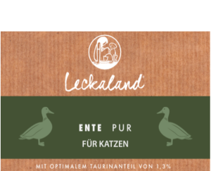 Leckaland Czysta Kaczka 200g, CZYSTE Mięso z Dodatkiem Tauryny! Bez Żadnych Innych Dodatków i Wypełniaczy! Mięso Jakości Human Grade! Nowość!      