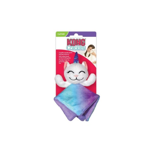 Kong Cat Crackles Caticorn, Bardzo Szeleszczący Kotorożec! Przytulanka Dla Kota! Nowość!