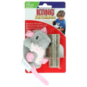 Kong Cat Refillable Catnip Rat, Szczurek do Napełniania Kocimiętką! Kocimiętka z Zestawie! Nowość!