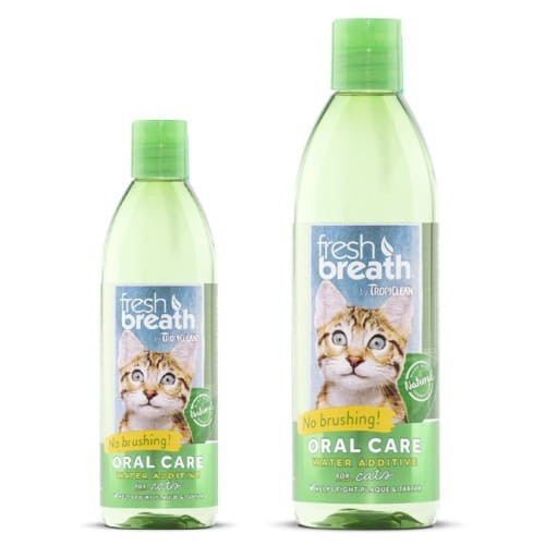 Tropiclean Fresh Breath Water Additive Cat 473 ml, Płyn do Wody Do Picia Odświeżający Oddech i Czyszczący Zęby! Nowość!