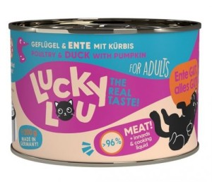 Lucky Lou Adult Drób z Kaczką 200 g, Nowość!   