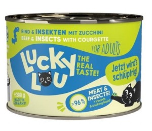 Lucky Lou Adult Wołowina i Owady 200g, Nowość! 