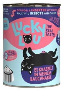 Lucky Lou Adult Drób z Owadami 400 g, Nowość!      