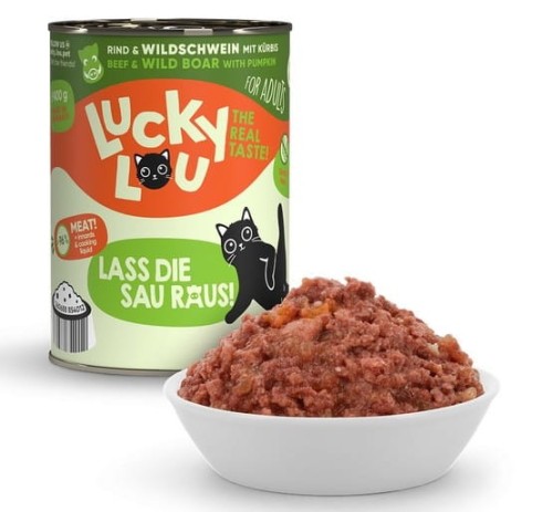 Lucky Lou Adult Wołowina i Dzik 400g, Nowość! 