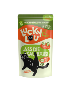 Lucky Lou Adult Wołowina i Dzik 125 g, Nowość!  