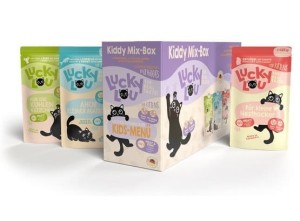 Lucky Lou Kitten Kiddy Mix 12x125g Zestaw Saszetek Dla Kociąt! Drób, Wołowina i Pstrąg w Zestawie! Nowość!