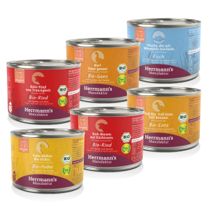 Herrmann's Menu Pakiet Smakosza 12x200g! 6 Różnych Smaków w Zestawie! Nowość!