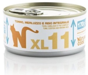 Natural Code Cat XL 11 Tuńczyk i Dorsz 170 g, Miękka Galaretka! Nowość! 