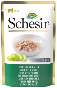 Schesir w galarecie Tuńczyk z Jabłkiem Saszetka 85 g, Nowa Wersja!