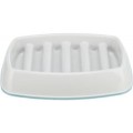 TRIXIE Miska dla Kota Slow Feeding SPOWALNIAJĄCA JEDZENIE, Plastik/TPR, 0,32l / 21 x 14 cm, Szara , Nowość!