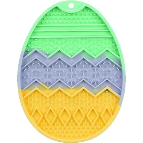 TRIXIE Silikonowa Mata Wielkanocna Easter Lick N' Snack, Idealna na Przysmaki i Miękką Karmę, 22,5 cm, Nowość!