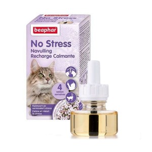 Beaphar No Stress Cat Wkład 30ml, Redukcja Stresu Dzięki Naturalnym Olejkom! 