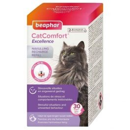 Beaphar Cat Comfort Calming Refill Wkład 48 ml, Analog Kocich Feromonów Policzkowych! Redukcja Stresu u Kotów! 