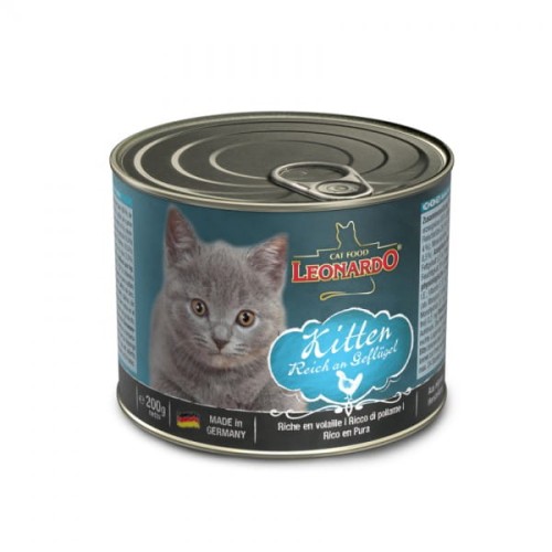 Leonardo All Meat Drób i Wołowina Kitten 200g! Nowość!
