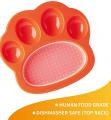 Pet Dream House Paw 2 w 1 Mini Orange Easy, Miska i Mata do Lizania w Jednym! Zestaw Spowalniający Jedzenie! Nowość! 