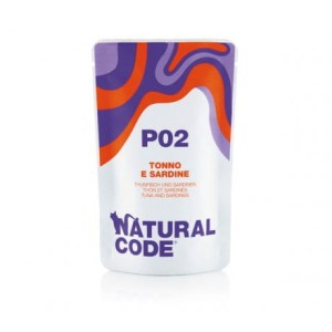 Natural Code P02 Tuńczyk i sardynki saszetka 70 g