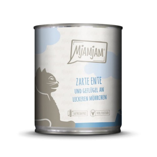 MjAMjAM Delikatna Kaczka i Drób z Pyszną Marchewką  Puszka 800g
