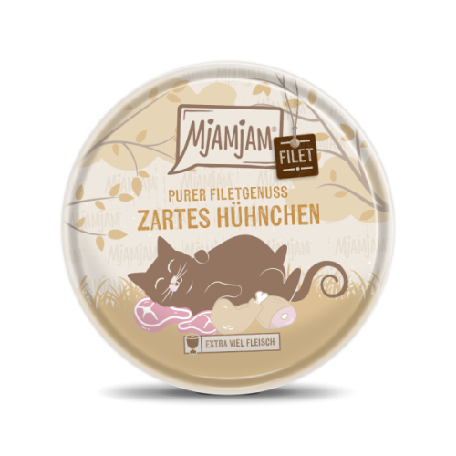 MjAMjAM Przyjemność z Czystych Filetów Delikatny Kurczak 80g, Nowa Linia Karm!  