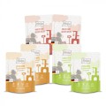 MjAMjAM Multipack Pakiet Saszetek nr 1 , 6x300g, Kurczak z Marchewką, Wołowina z Dynią i Posiłek z Sercami w Zestawie!  Nowość!