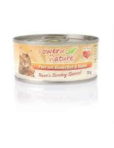 Power of Nature Indyk z Filetem Wołowym i Dynią 70g, Nowość!