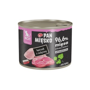 Pan Mięsko Kurczak z Cielęciną dla Kociąt 200g, Duża Ilość Tauryny! Polski Producent! Nowość!  