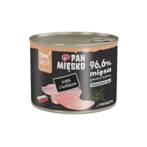 Pan Mięsko Indyk z Królikiem 200g, Duża Ilość Tauryny! Polski Producent! Nowość!   